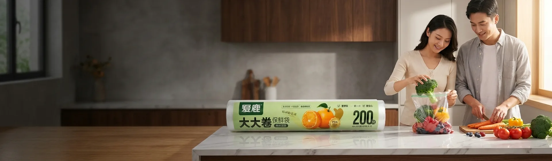 一次用·一直用 |好保鲜袋选爱鹿